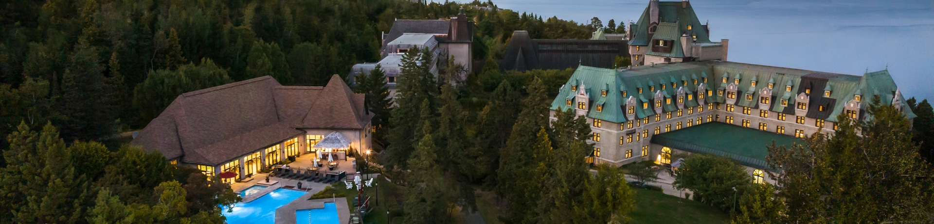 Piche aérienne de Manoir Richelieu et Property