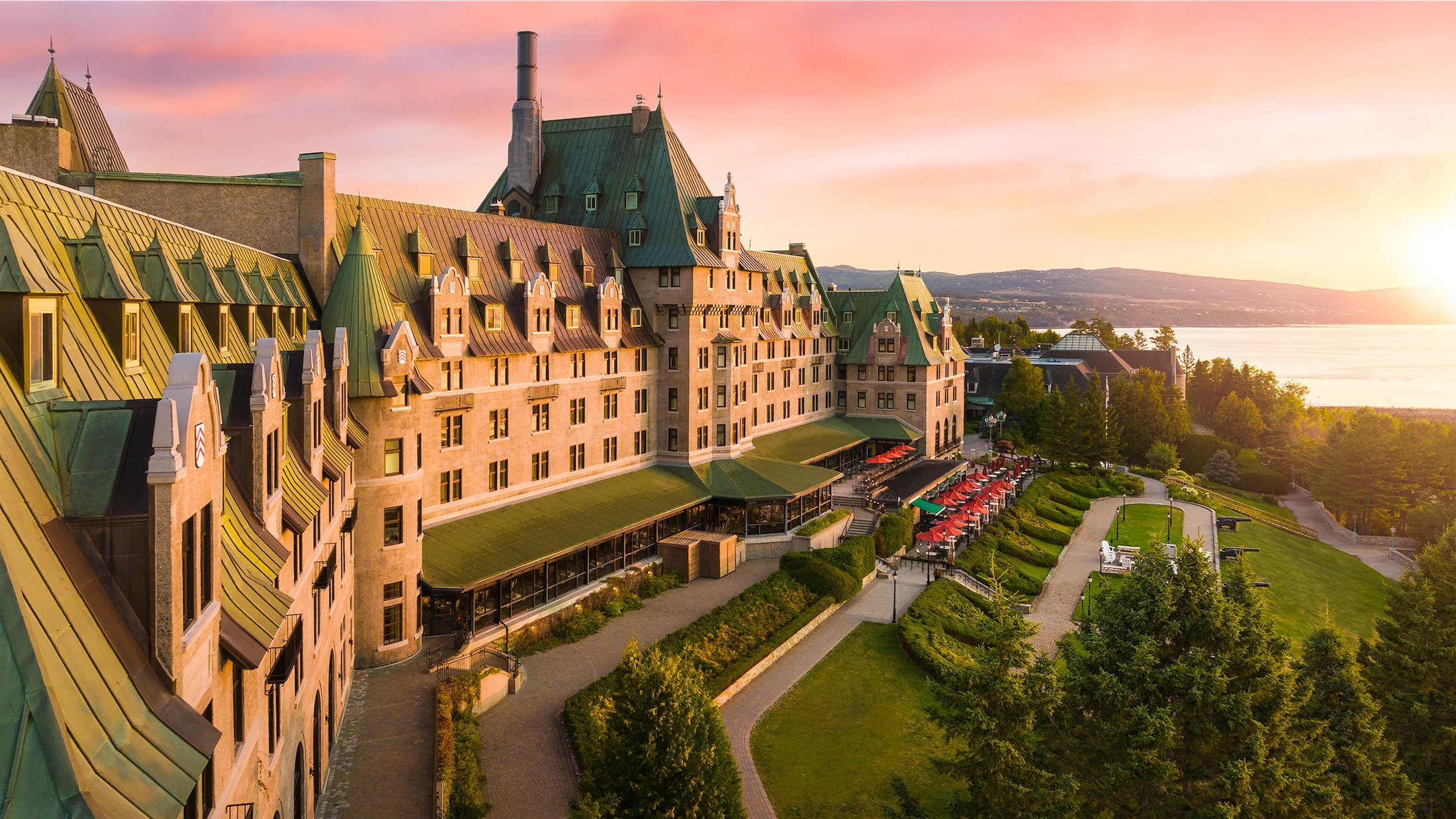 Piche aérienne de Manoir Richelieu et Property