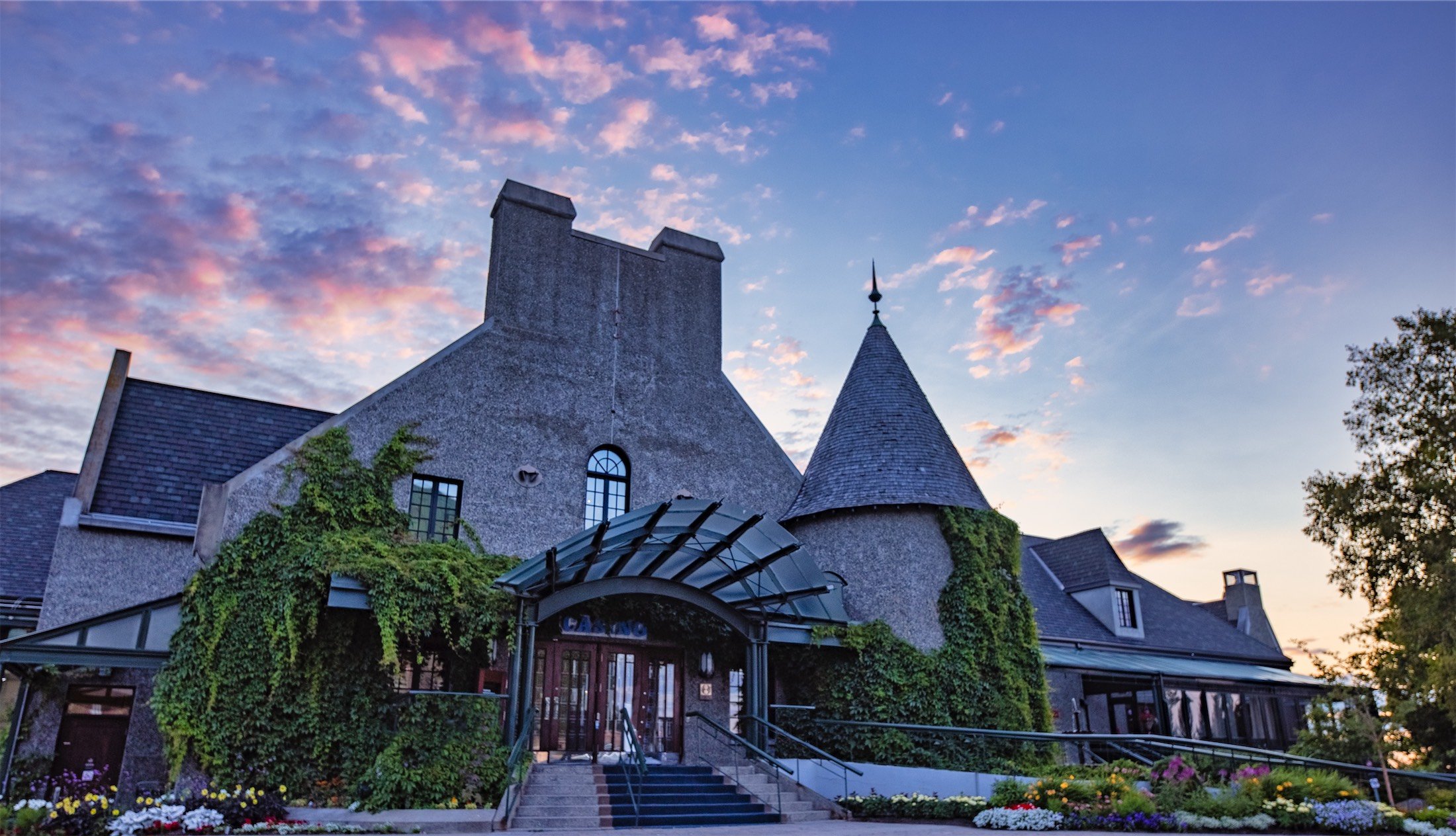 exterior shot of the casino