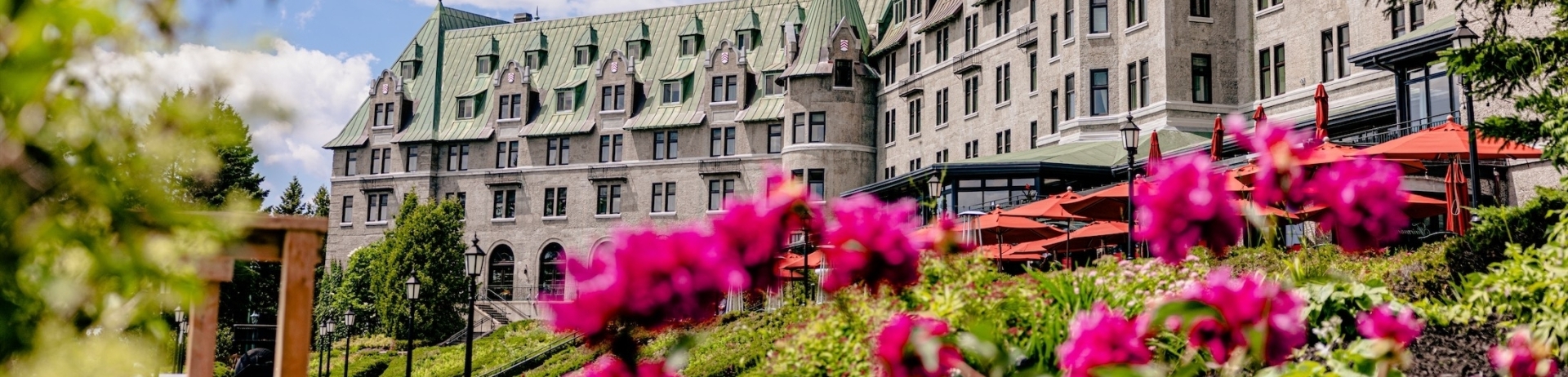 Couche extérieure de Manoir Richelieu au printemps