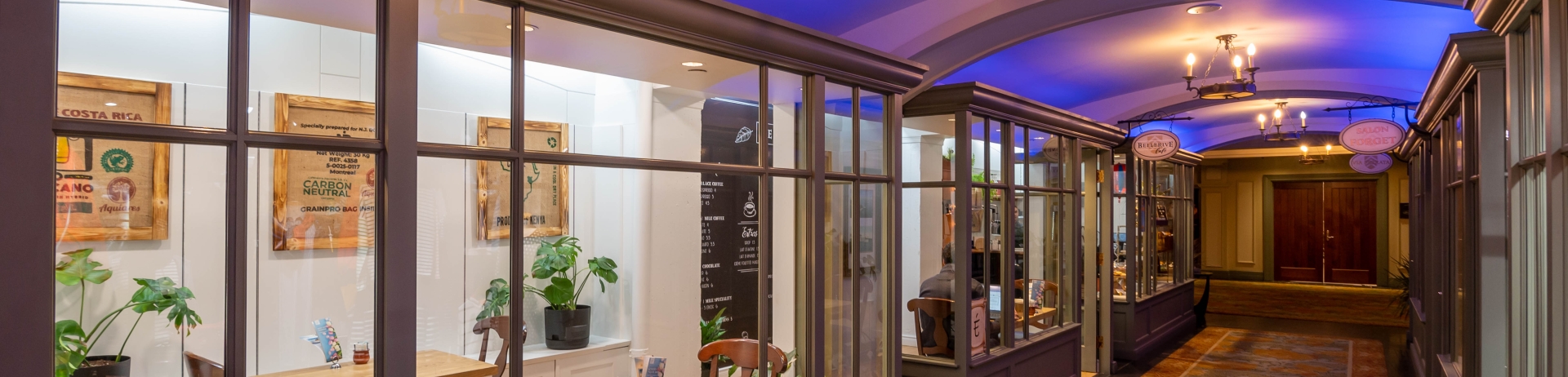 Bellerive Café place in the Fairmont Manoir Richelieu