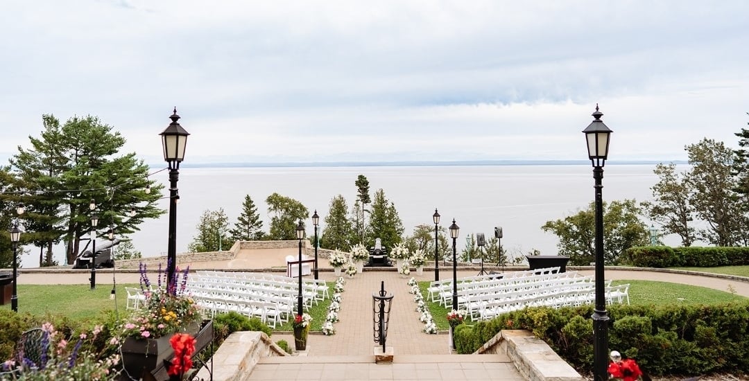 Wedding reception in a prestige venue at Fairmont Le Manoir Richelieu, Charlevoix
